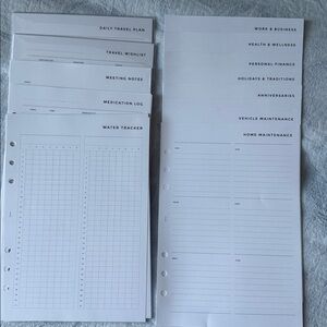 8Lotus A5 Insert Bundle